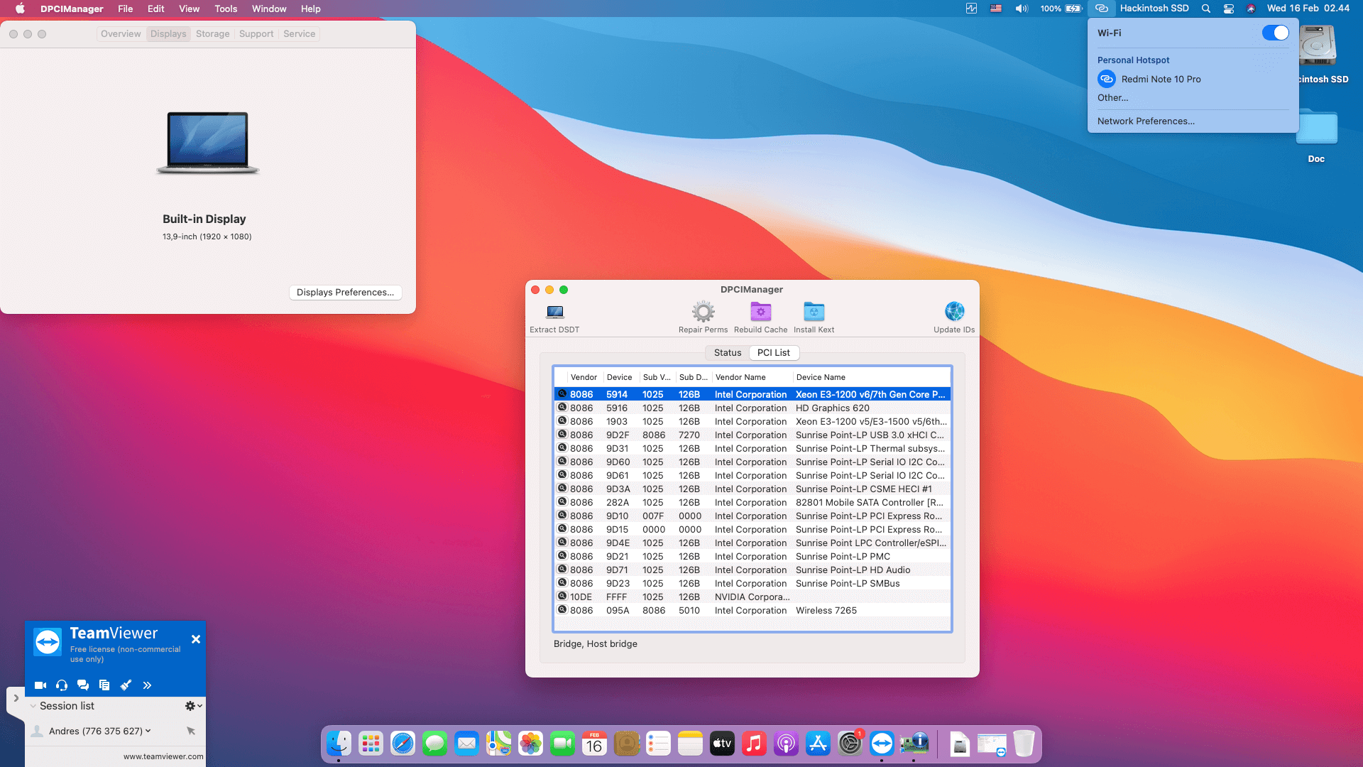 Acer Swift 3 SF314 54G 51WS 3rd [KabyLake R + Intel UHD 620 + I2C]   OpenCore 2